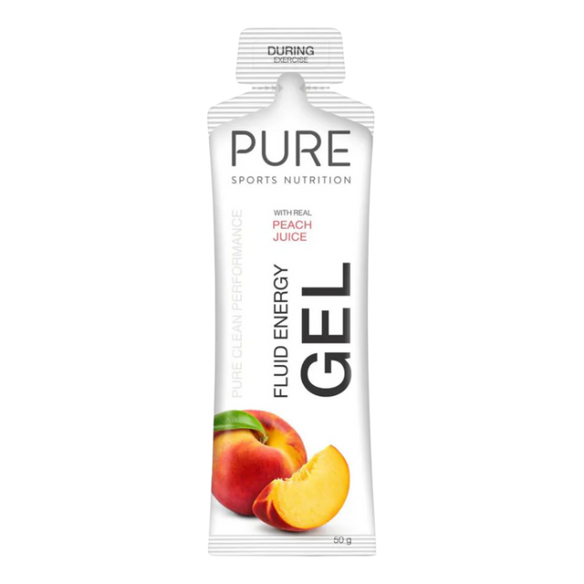 Pure Sports Nutrition - Fluid Energy Gels - Peach