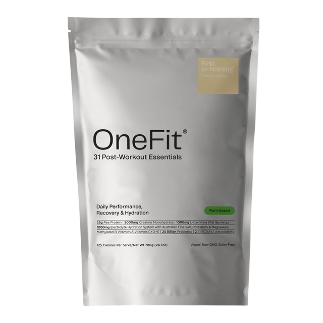 First. or Nothing - OneFit Plant Protein Pouch - French Vanilla