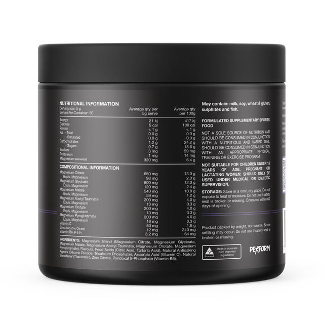 Switch Nutrition - MultiMag - Watermelon - Back