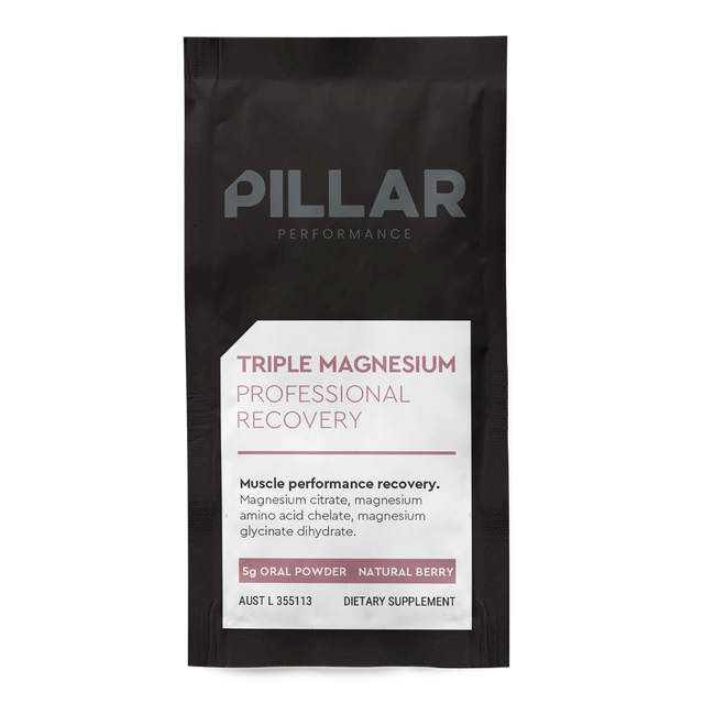 PILLAR Performance - Triple Magnesium Recovery Powder Sachet - Natural Berry