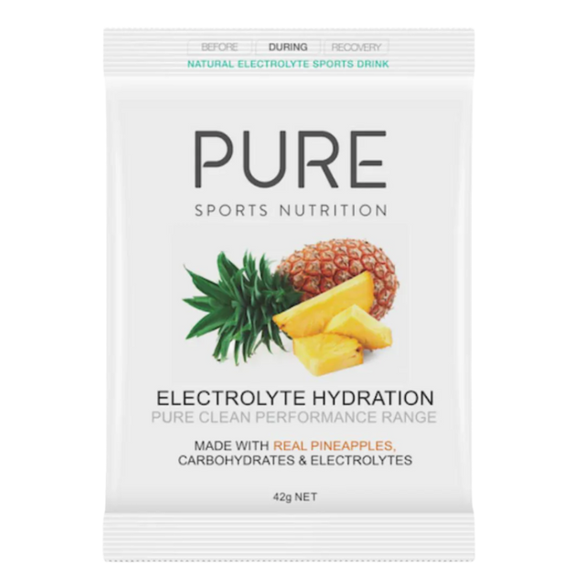 PURE Sports Nutrition - Electrolyte Hydration 42G Satchels - Pineapple