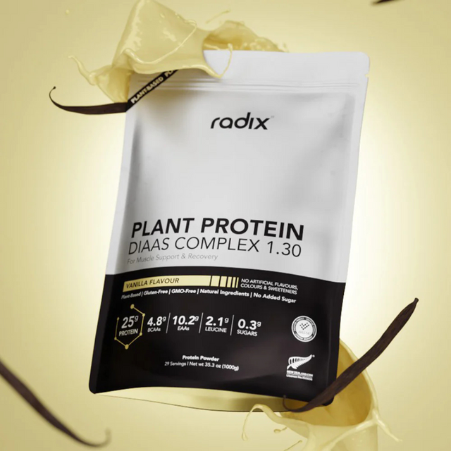 Radix Nutrition - Plant Protein DIAAS Complex™ 1.30 Bag - Vanilla (1kg) - Render