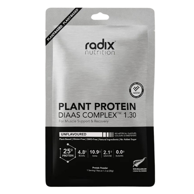 Radix Nutrition - Plant Protein DIAAS Complex™ 1.30 Sachet - Unflavoured (36g)