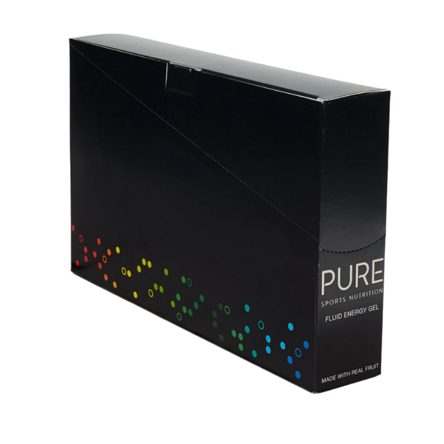 PURE Sports Nutrition Kola Nut & Lemon Juice Fluid Energy Gel box