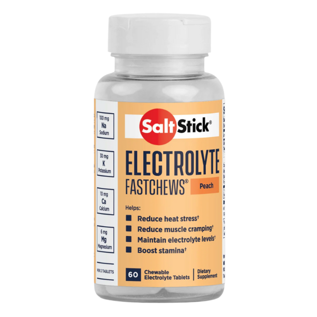 SaltStick Peach Electrolyte FastChews tablets