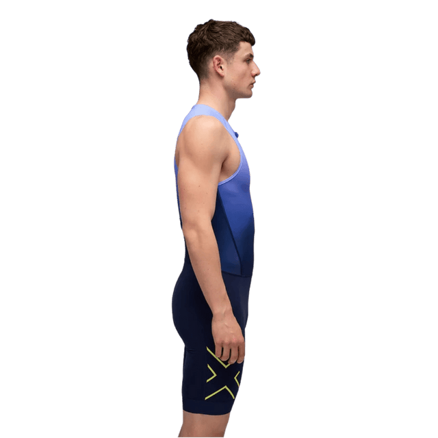 2XU - Men's Core Trisuit - Persian Jewel/Midnight - Aid Station