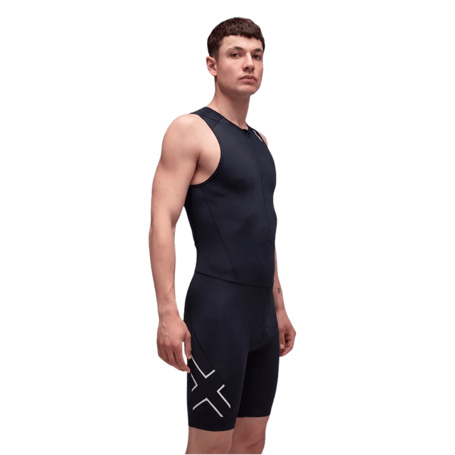 2XU - Men's Core Trisuit - Black/White 26/27 - Aid Station