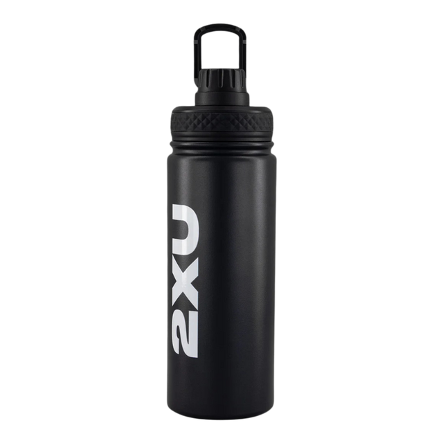 2XU-Metal-Water-Bottle-Black-White