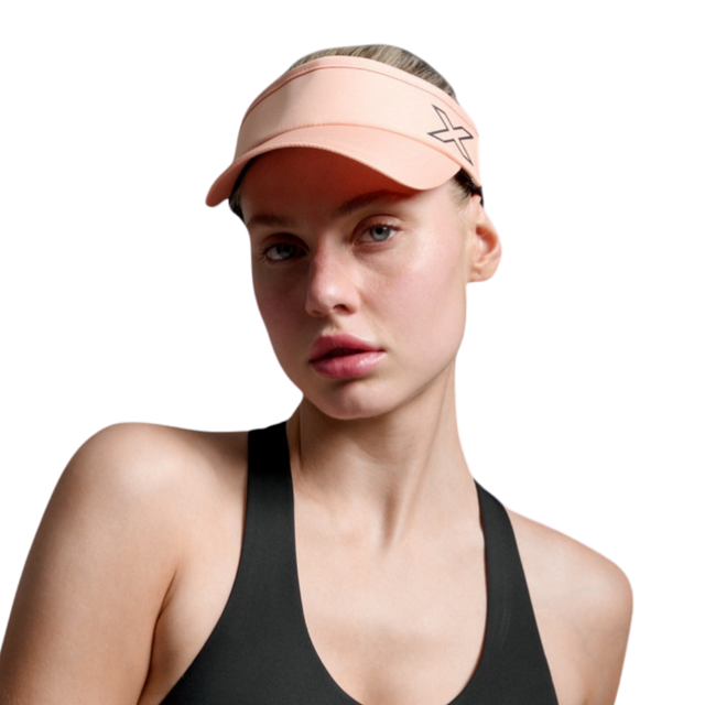 2XU - Performance Visor - Fuzzy Peach/Black - Aid Station