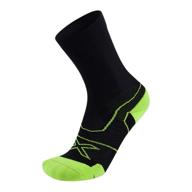 2XU-Vectr-Cushion-crew-black-volt