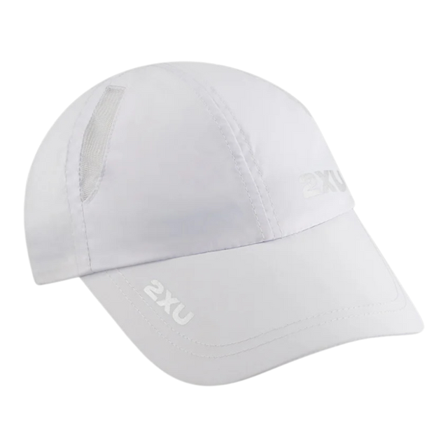 2XU - Run Cap - White/White (Side)