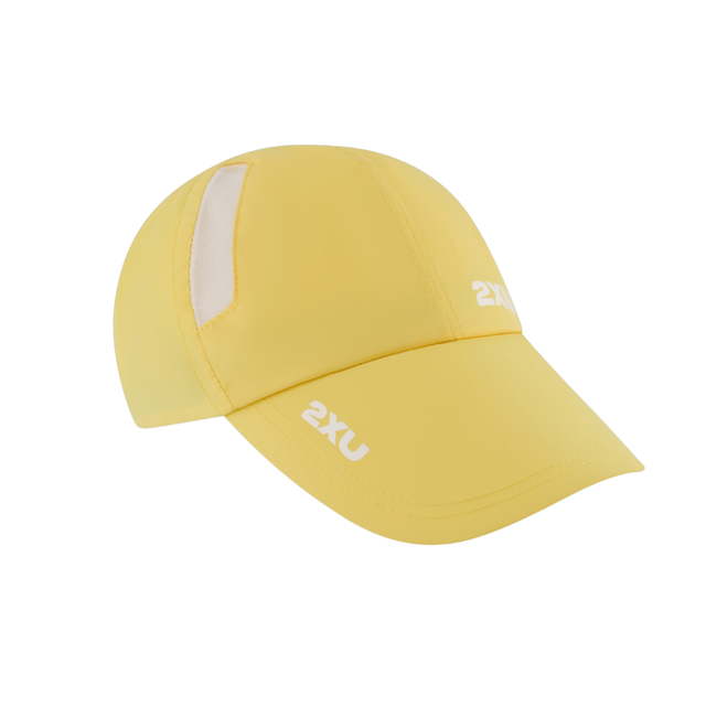 2XU - Run Cap - Pixel Lemon/White 