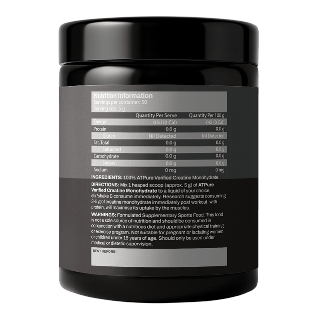 ATP Science - ATPure Creatine Monohydrate - 250g - Aid Station