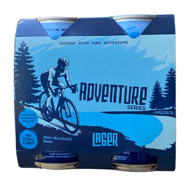 Zero + Sports Beer (Non-Alcoholic Beer) - Adventure Lager (IP Box)