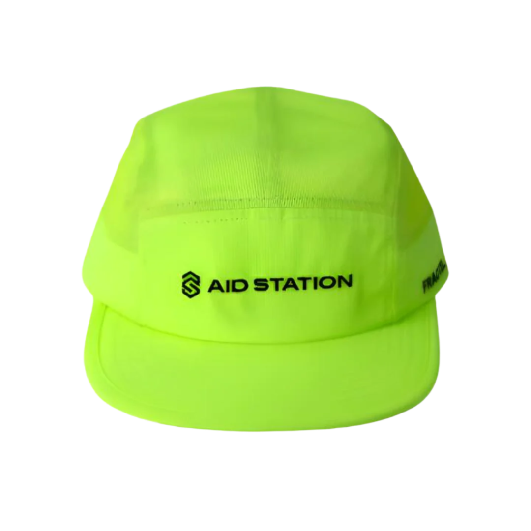 Aid Station - Fractel Running Hat - Fluro Green