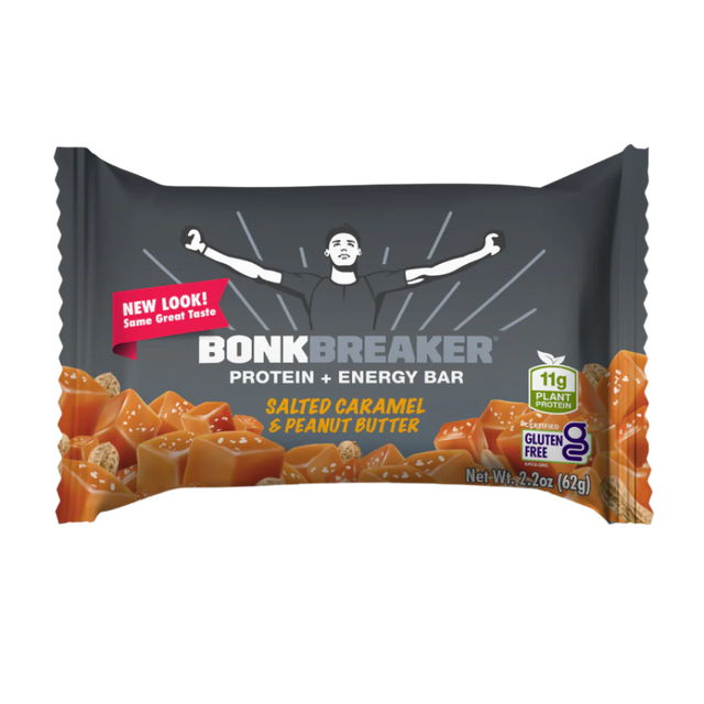 Bonk Breaker - Plant-Based Protein Bar - Salted Caramel & Peanut Butter 