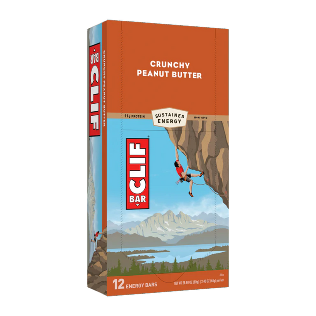 Clif Bar - Energy Bars - Crunchy Peanut Butter