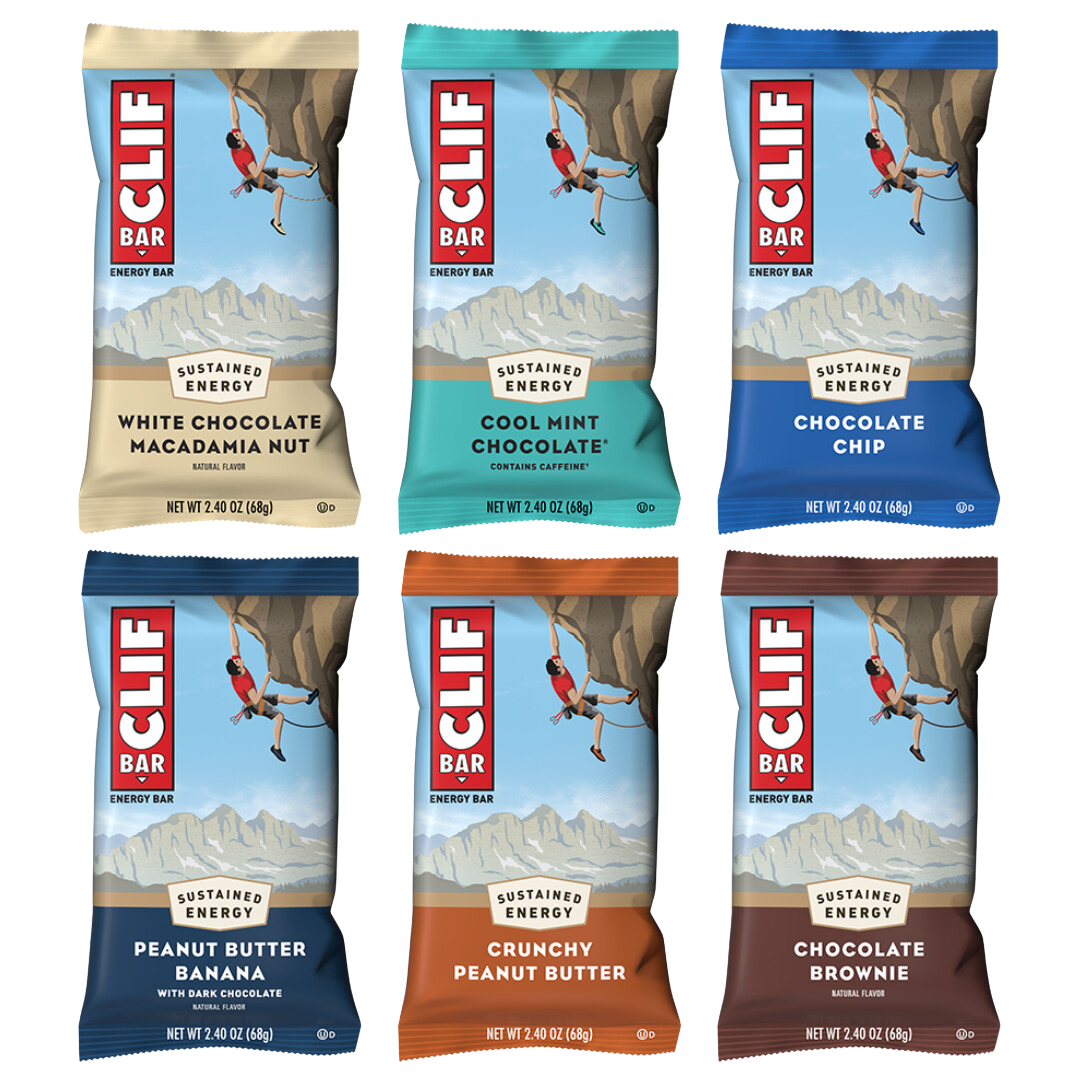 Clif Bar - Top Energy Bar Flavours Bundle