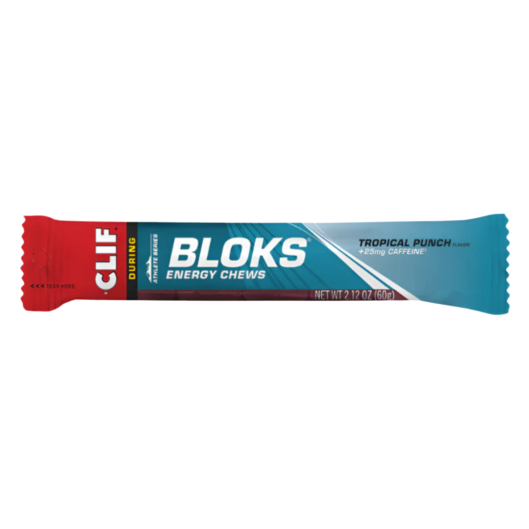 Clif Bar - Clif Bloks Energy Chews - Tropical Punch (with caffeine)