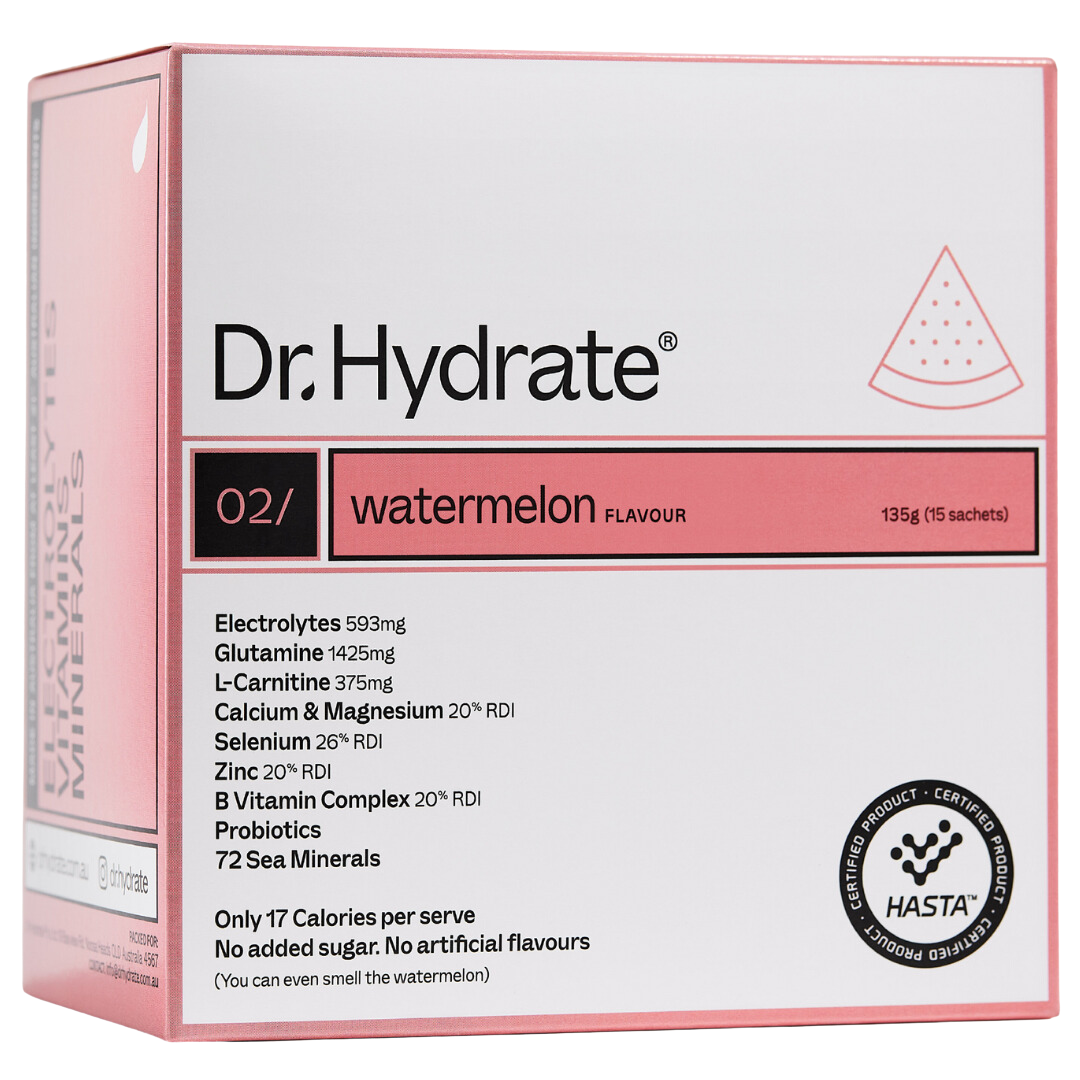 Dr. Hydrate - All-In-One Drink Sachet Box - Watermelon