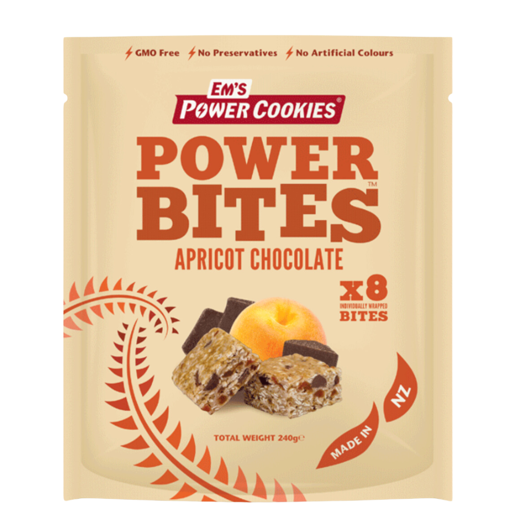 Em's Power Cookies - Power Bites - Apricot Chocolate