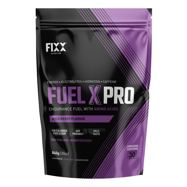 Fixx Nutrition - Fuel X Pro Endurance Drink Mix Bag - Wild Berry (840g) (with caffeine) (Coming Soon)