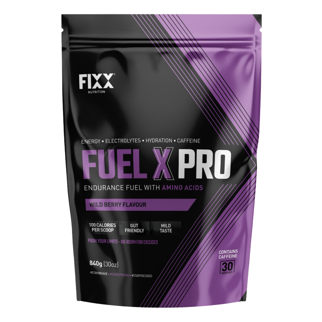 Fixx Nutrition - Fuel X Pro Endurance Drink Mix Bag - Wild Berry (840g) (with caffeine) (Coming Soon)