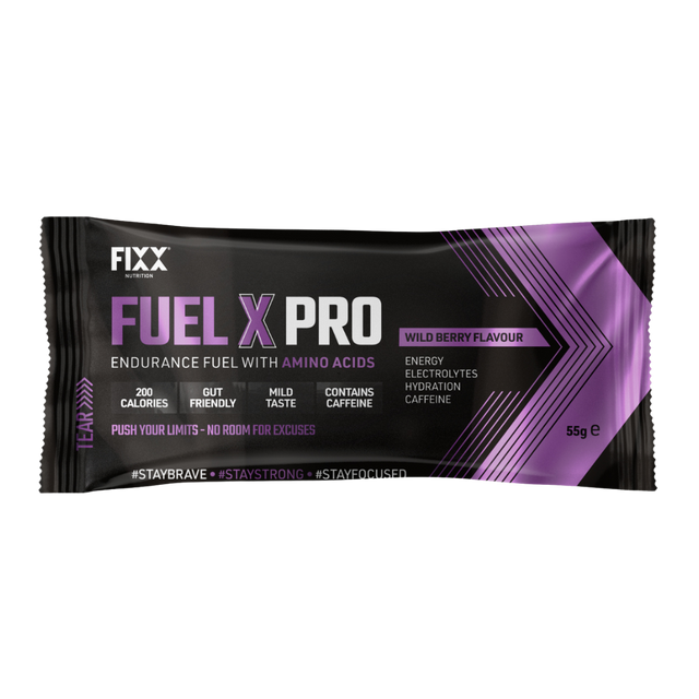 Fixx Nutrition - Fuel X Pro Endurance Fuel - Sachets - Wild Berry (with caffeine)