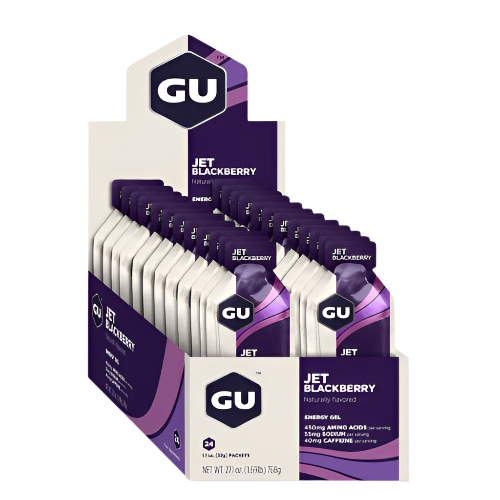 GU Energy - Energy Gels - Jet Blackberry (with caffeine)