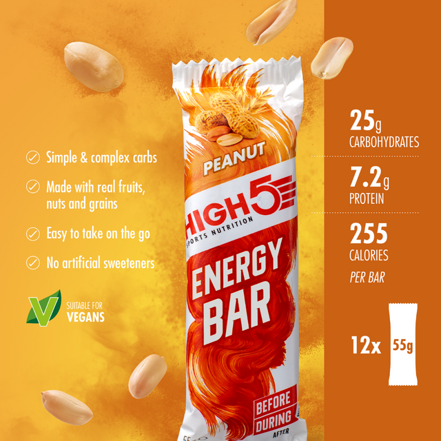 High5 - Energy Bar - Peanut - Infograph