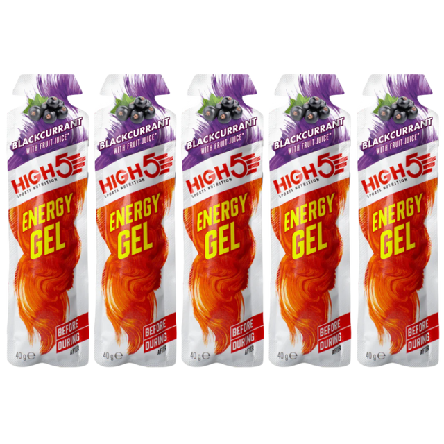 High5 - Energy Gel - Blackcurrant - Pack of 5