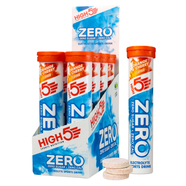 High5 - Hydration Tablets - ZERO - Orange & Cherry - Box of 8