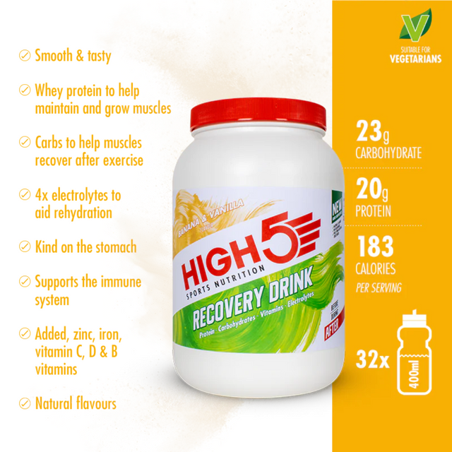 High5 - Recovery Drink - Banana & Vanilla (1.6kg)