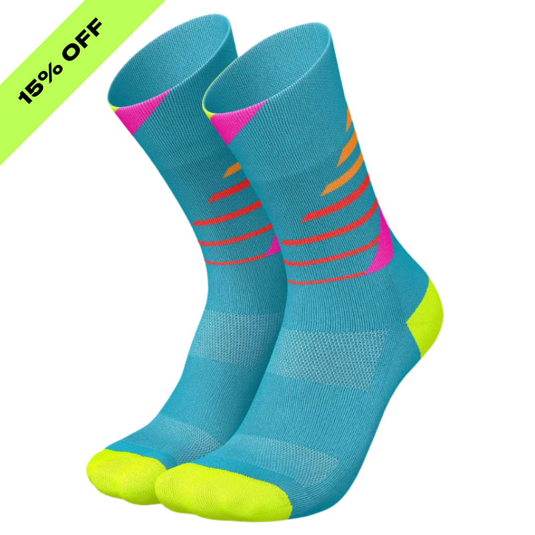 Incylence - Running Ladders Long Sock - Blue Pink