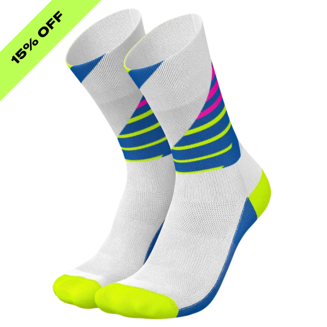 Incylence - Running Ladders Long Sock - White Canary