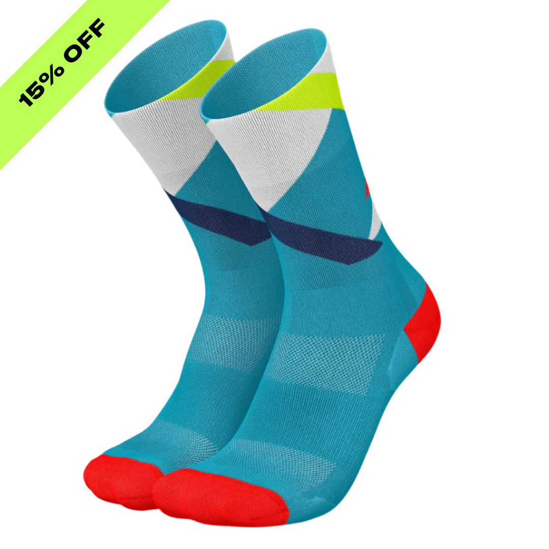 SALE - Incylence - Ultralight Strikes Long Sock - Blue Inferno