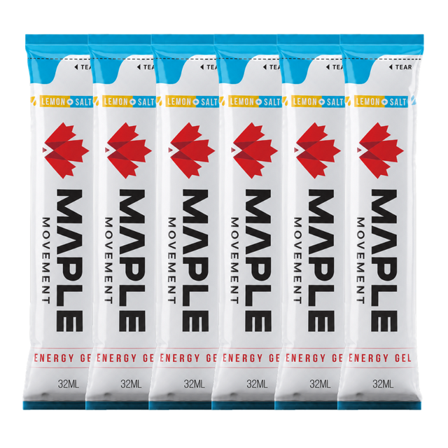Maple Movement - Sap Replenish Energy Gel - Lemon & Salt (Pack of 6)