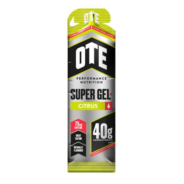 OTE - Citrus Super Gel+ Caffeine Gels - Citrus