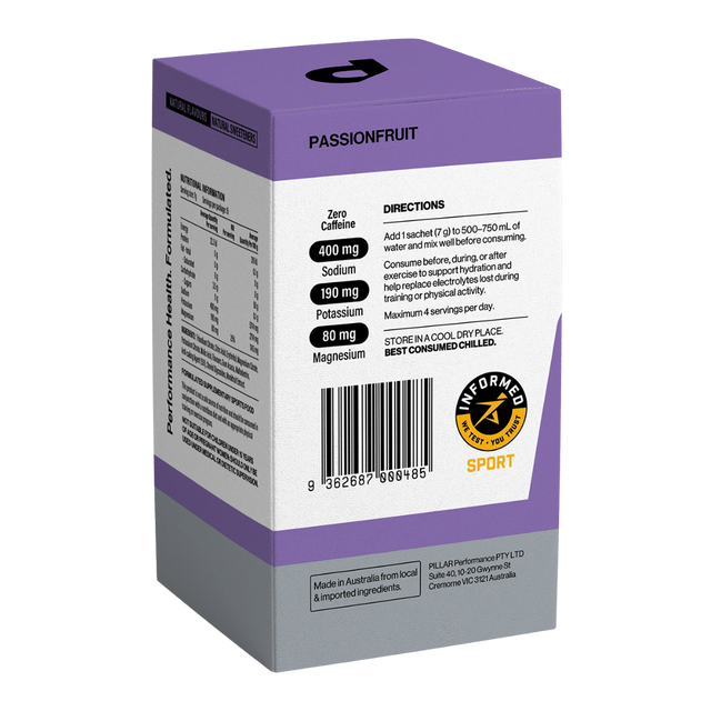 PILLAR-Electrolyte-Hydration-stick-passionfruit-box-15-side