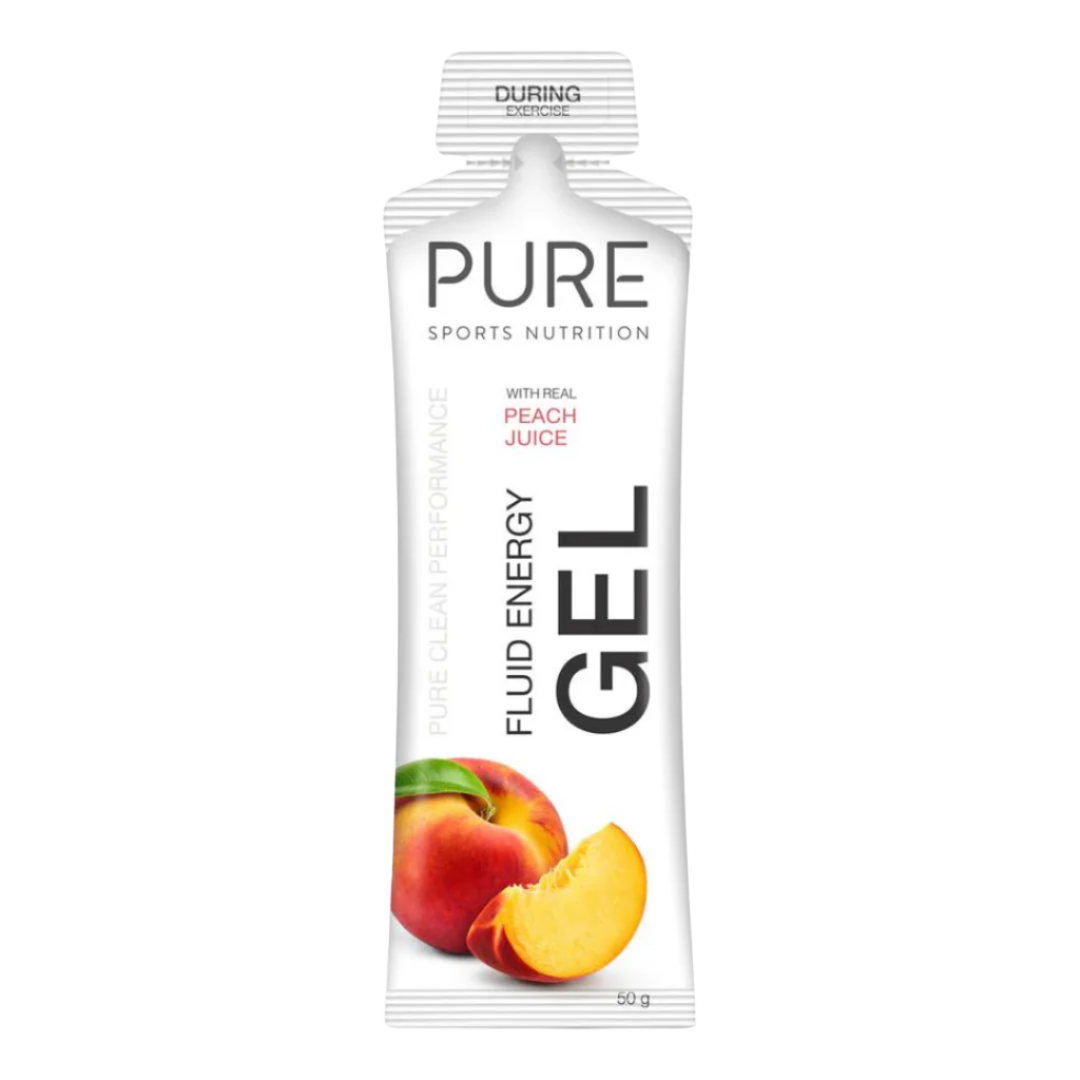 Pure Sports Nutrition - Fluid Energy Gels - Peach