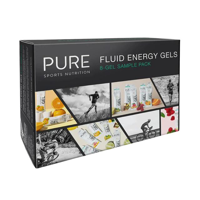 Pure Sports Nutrition - Fluid Energy Gels - 8 Gel Sample Pack