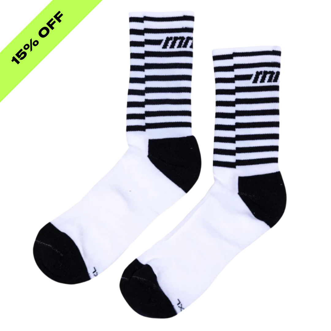 RNNR - Marathon Crew Sock - Glitch L/XL (11+)