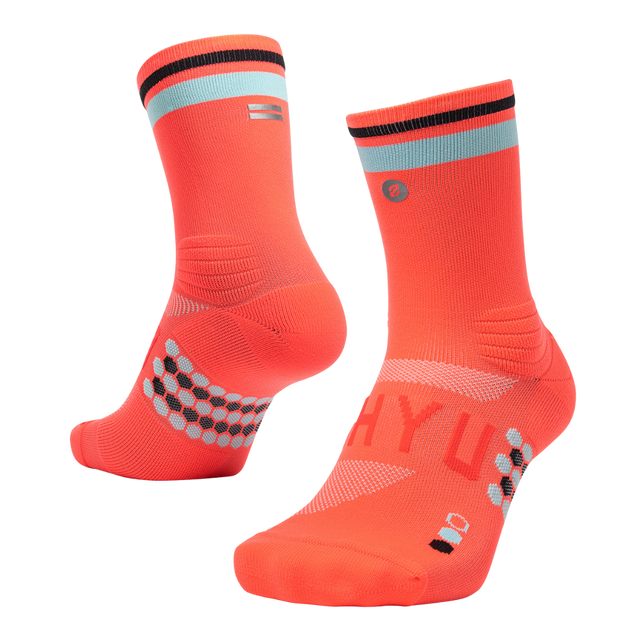 SHYU-Racing-Socks-Coral-Sky-Black