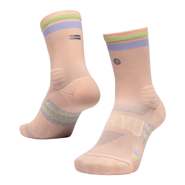 SHYU - Racing Socks - Sherbet/Lilac/Lime - Aid Station