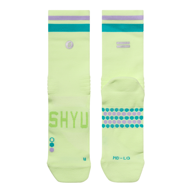 SHYU-Racing-Socks-pear-mermaid-lilac-flatlay