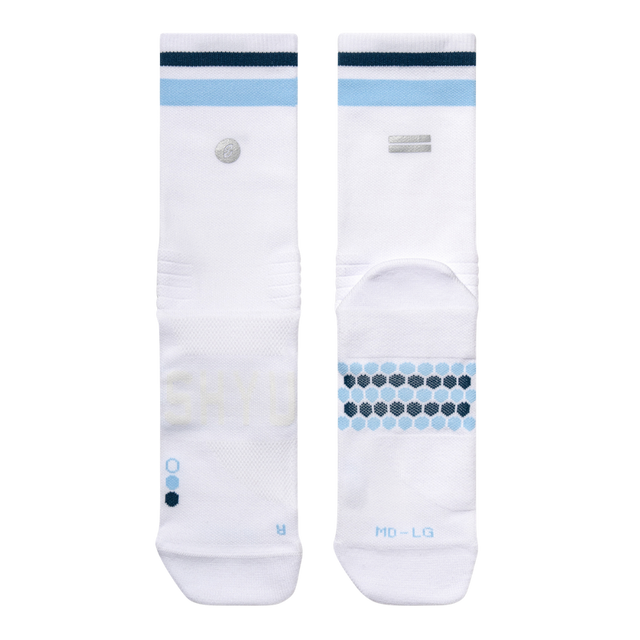 SHYU-Racing-Socks-white-chapel-Hill-flatlay