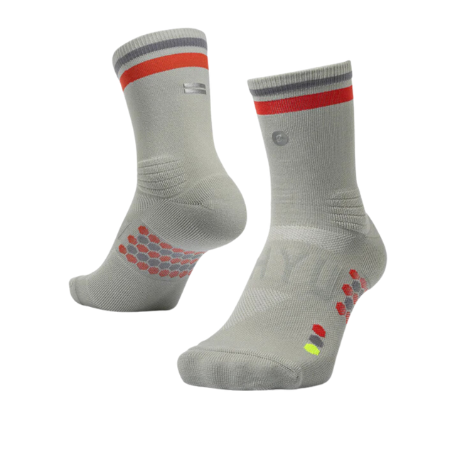 SHYU - Racing Socks - Silver/Red/Steel