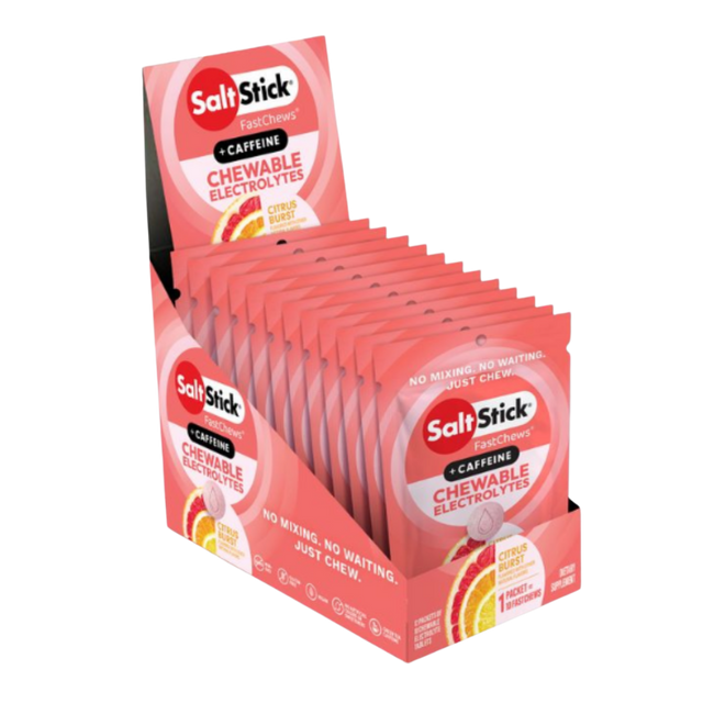 SaltStick-Electrolyte-FastChews-Caffeine-citrus-burst-12-box