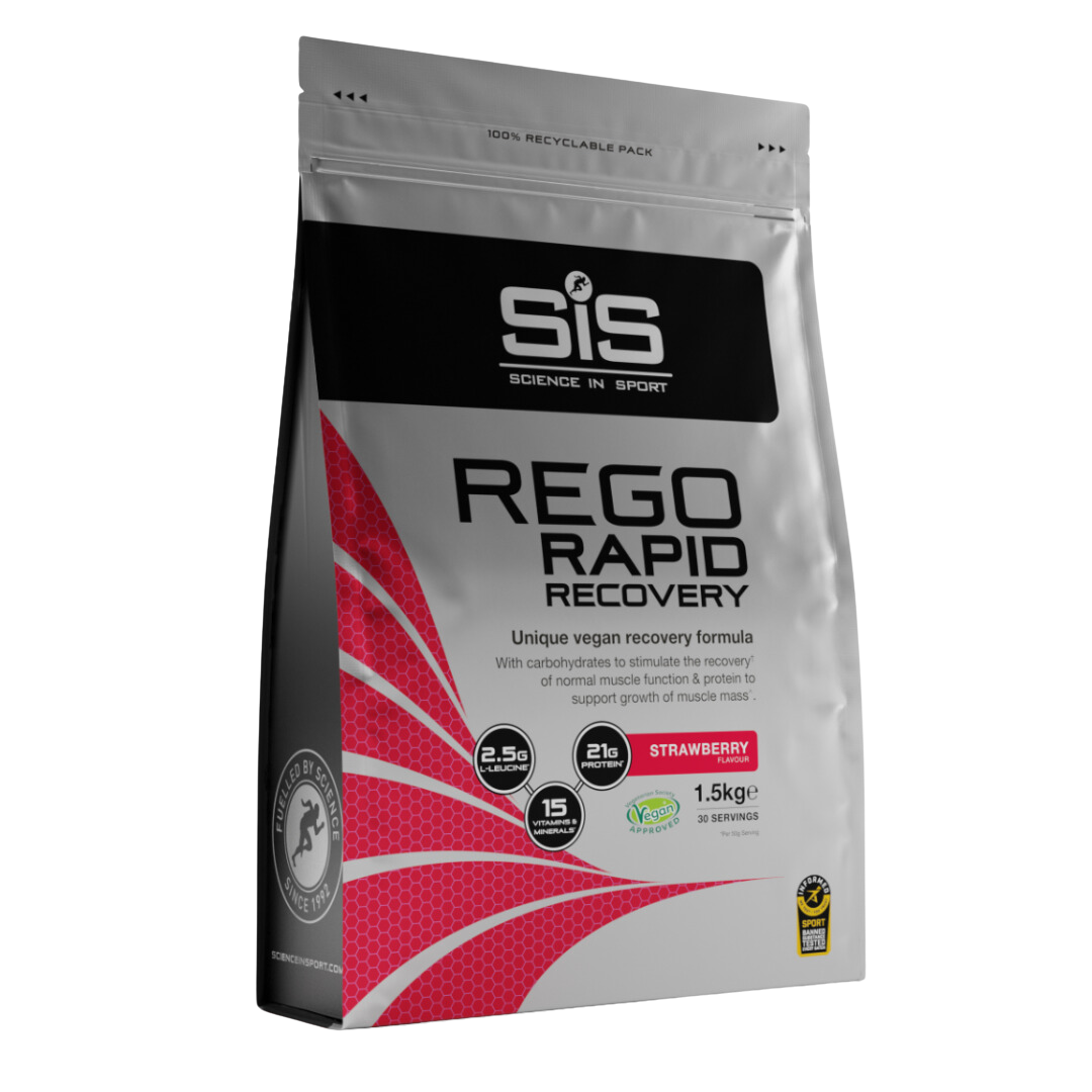 Science In Sport (SIS) - Rego Rapid Recovery Powder Bag - Strawberry