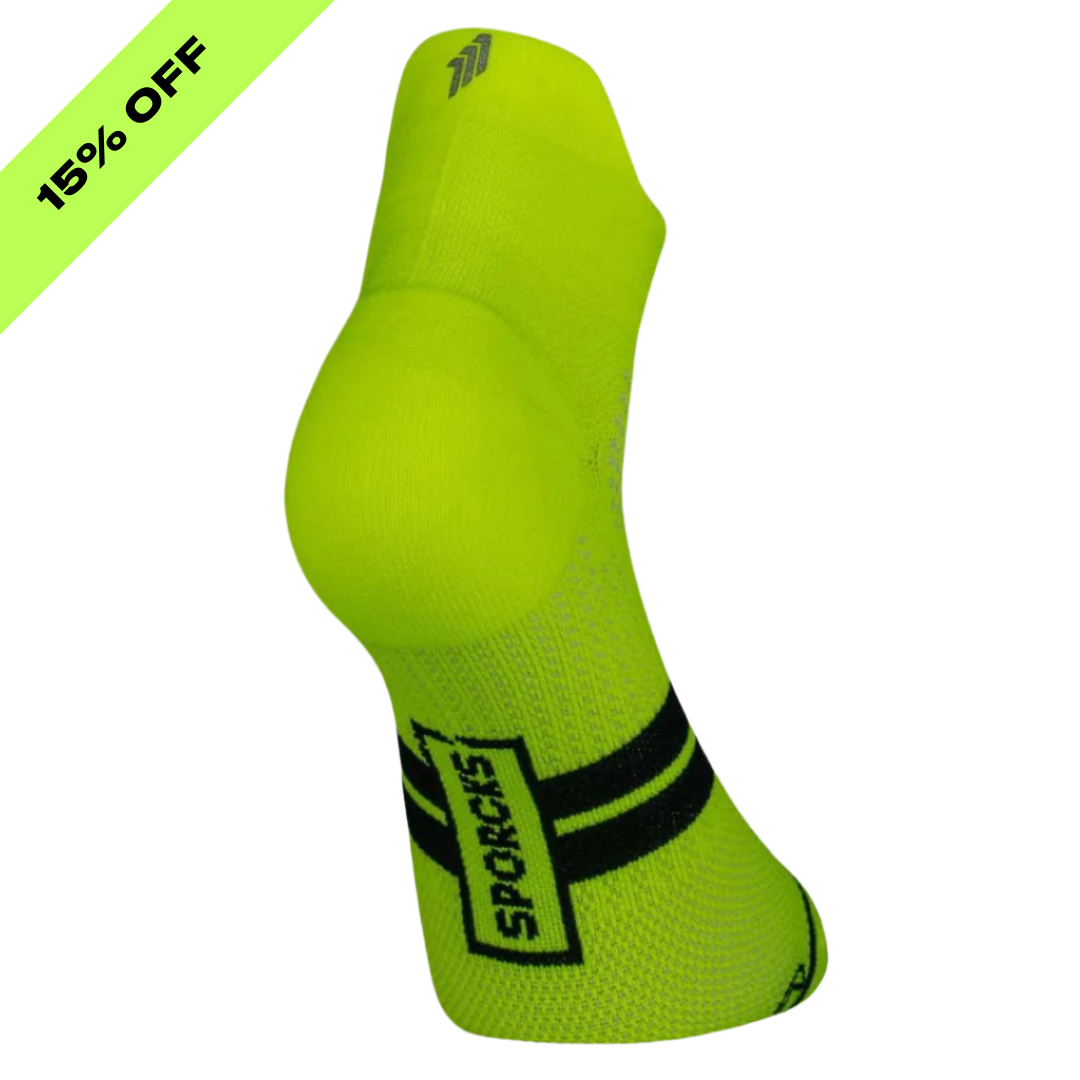 Sporcks - No Shown Running Sock - Nosa Yellow